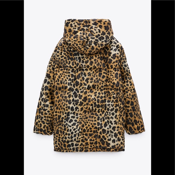 Zara Water Repellent Printed Coat - Picture 4 of 10
